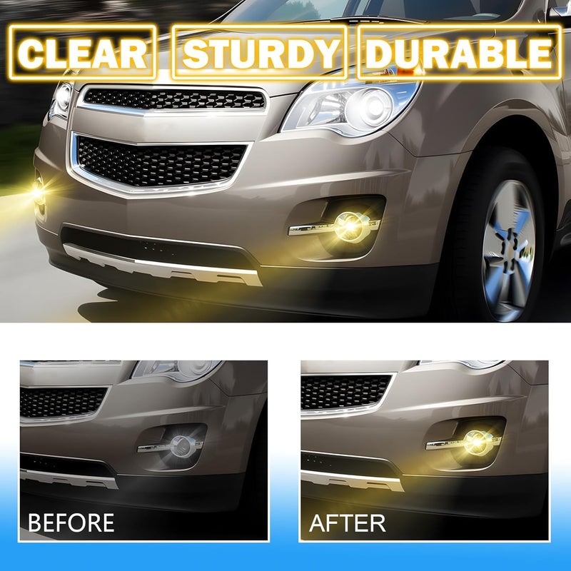 BOXLIGHT Fog Lights Replacement for 2010 2011 2012 2013 2014 2015 2016 Equinox with H11 12V 35W Halogen Bulbs & Wiring Harness Kit (Clear Lens) - Image 5